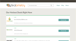 Desktop Screenshot of dealometry.com